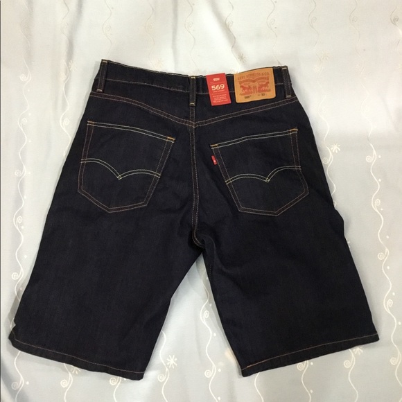 levi's men's 569 loose straight denim short